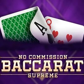 Baccarat Supreme slot logo by OneTouch Games at Lilibet Casino