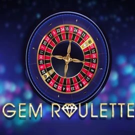 Gem Roulette slot logo by iSoftBet at Lilibet Casino