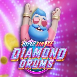 Hyper Strike Diamond Drums slot visual from Gameburger Studios available on lili-bet.eu.com